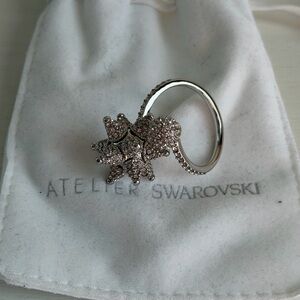 Atelier Swarovski Silver Starburst Ring
